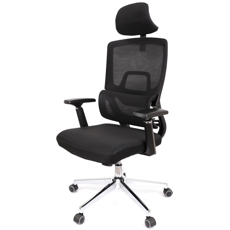 Крісло офісне АКЛАС Аоста R-SR Чорний